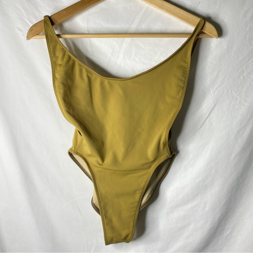 American Apparel The Malibu Swimsuit Sage